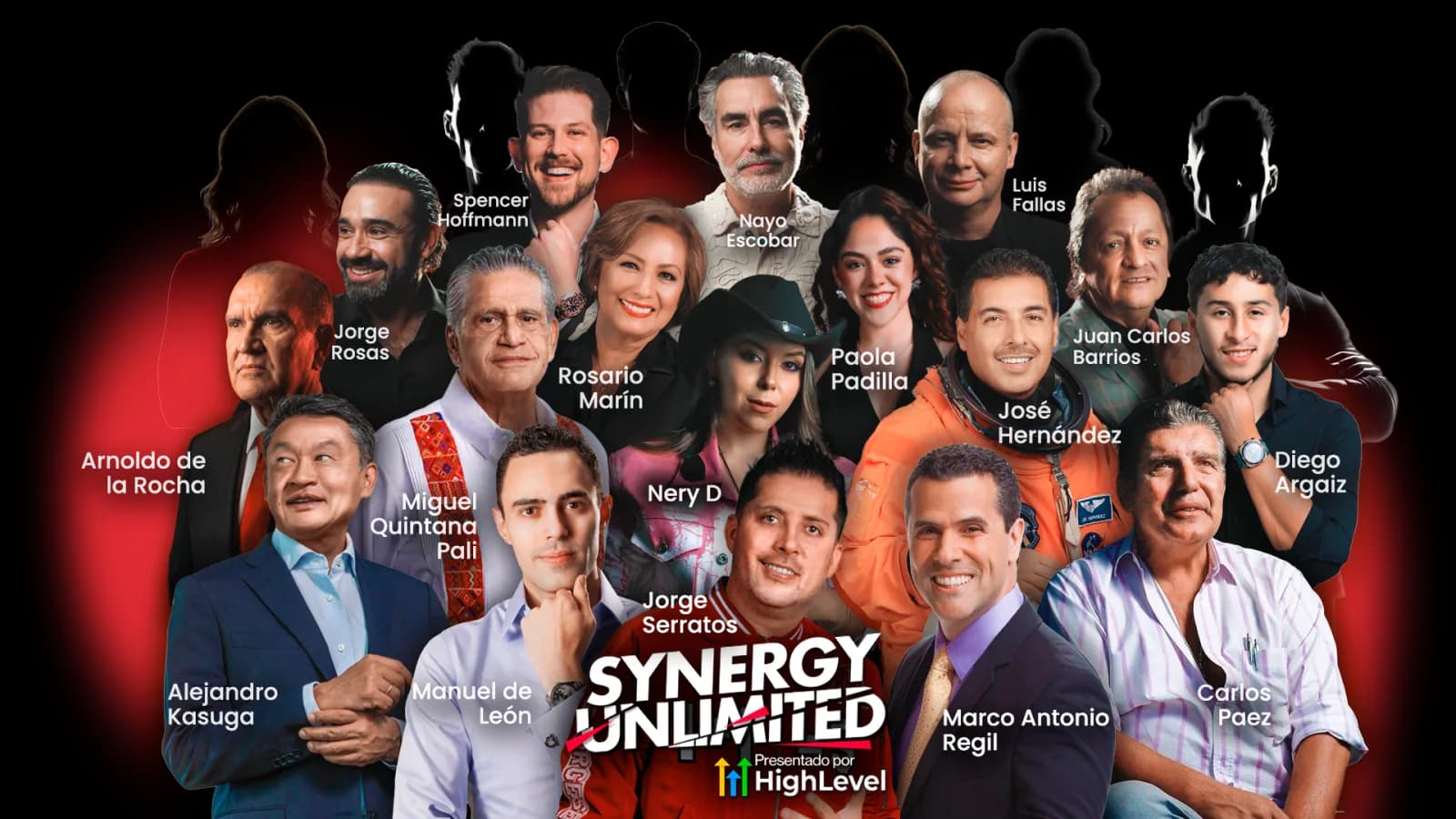 El line-up de Synergy Unlimited 2026: Jorge Serratos, Marco Antonio Regil, José Hernández y más